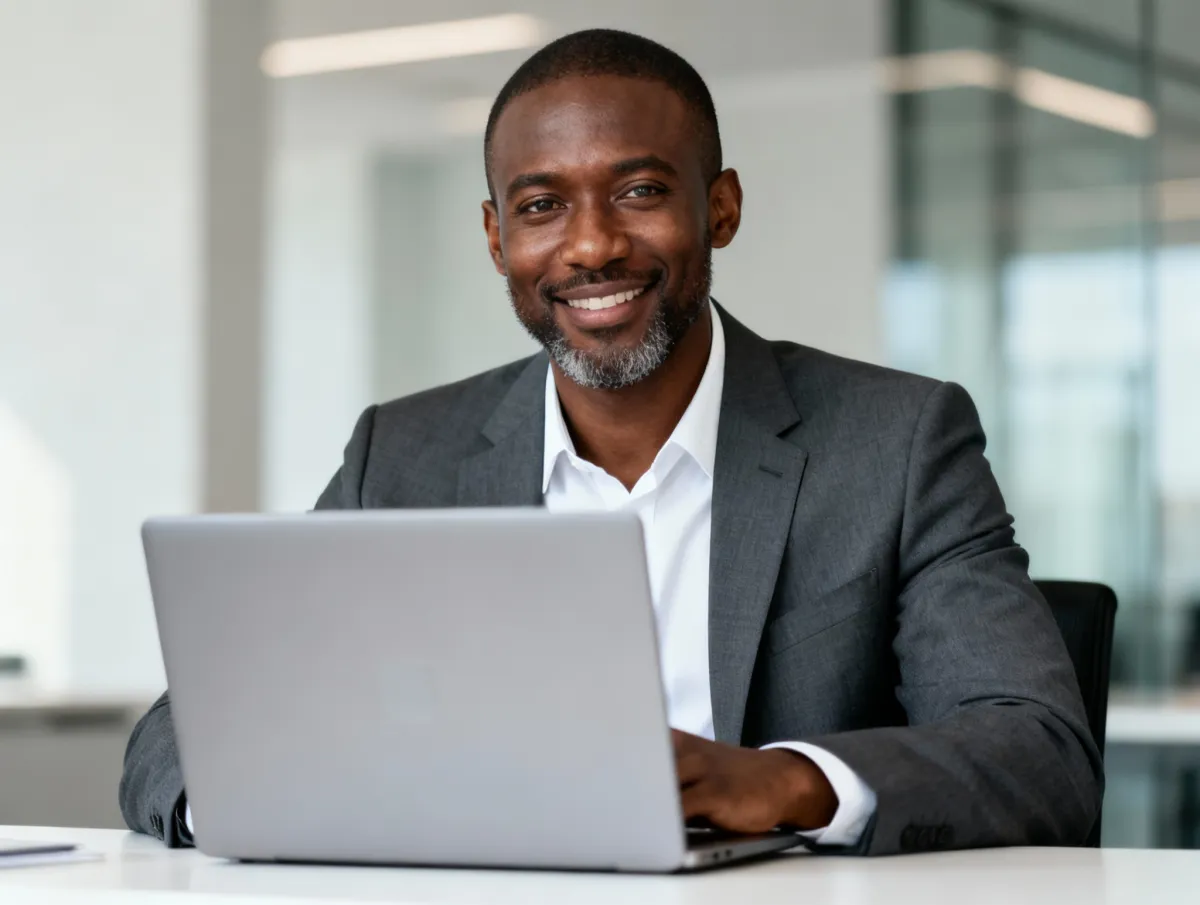 Fundadora em ambiente de coaching motivacional